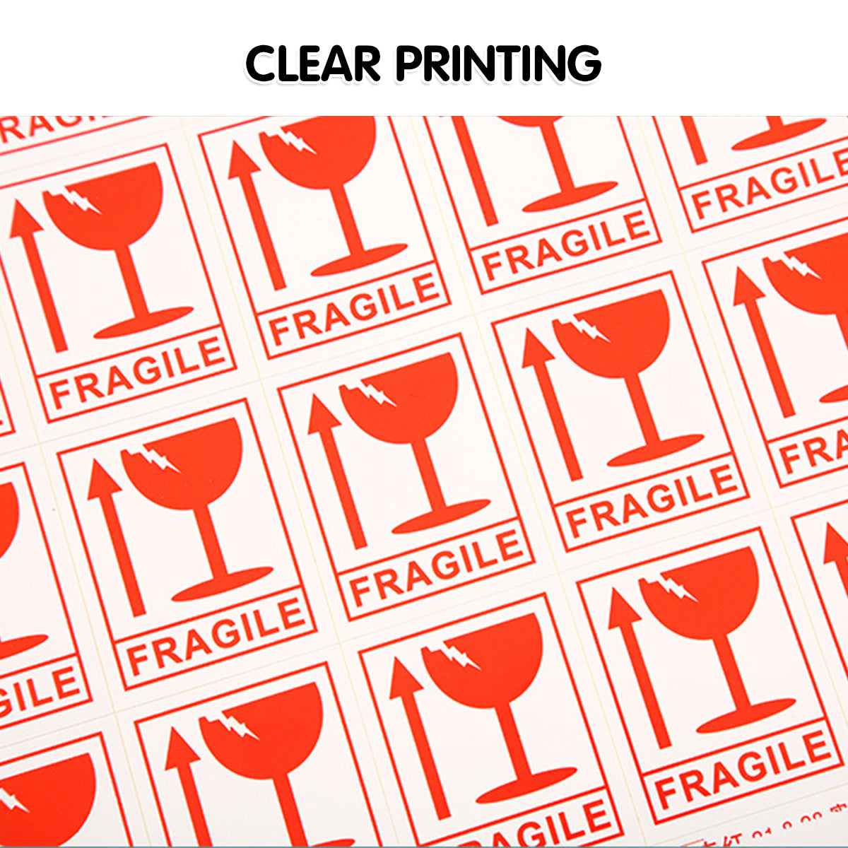 Fragile Sticker Labels 640pcs Self Adhesive