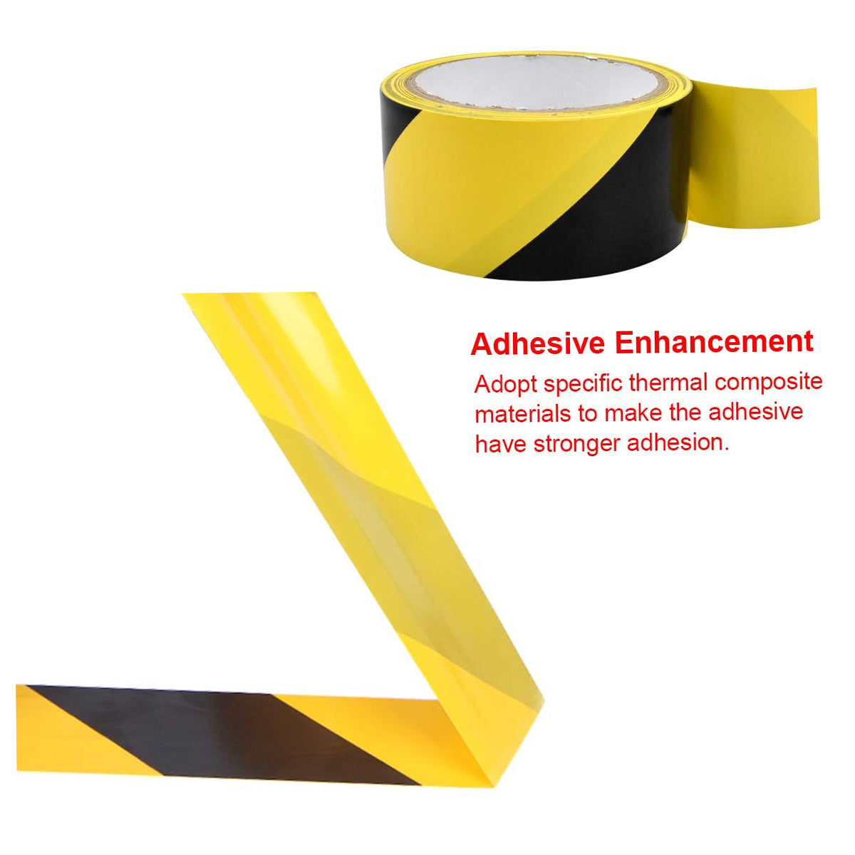 PVC Warning Tape 10cm x 33m for Floor Marking
