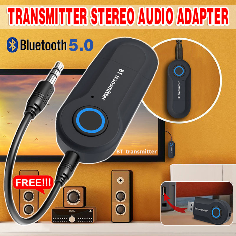 Bluetooth 5.0 Audio Transmitter with 3.5mm Jack