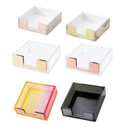 Large Desktop Sticky Note Box Organiser Acrylic Storage Holder