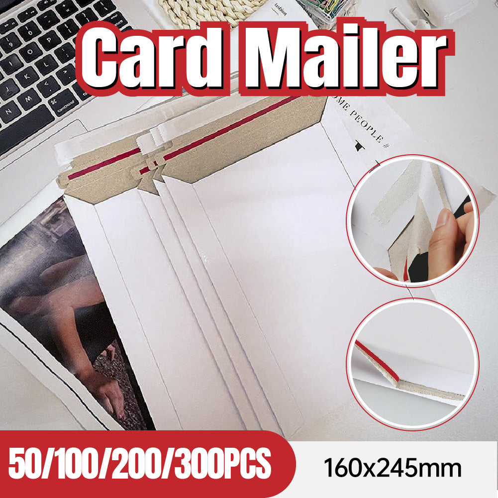 Card Mailer 160 x 245 mm 300gsm Recycled Self-Seal C5 A5