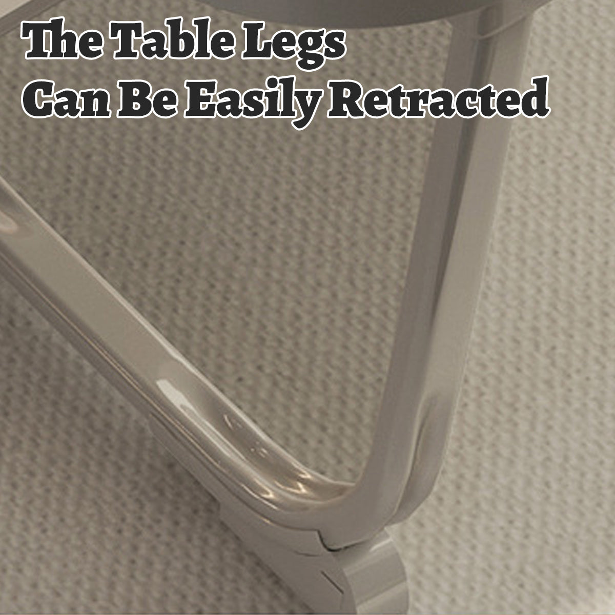 Folding Bed Desk with Retractable Legs for Study and Dorm Use