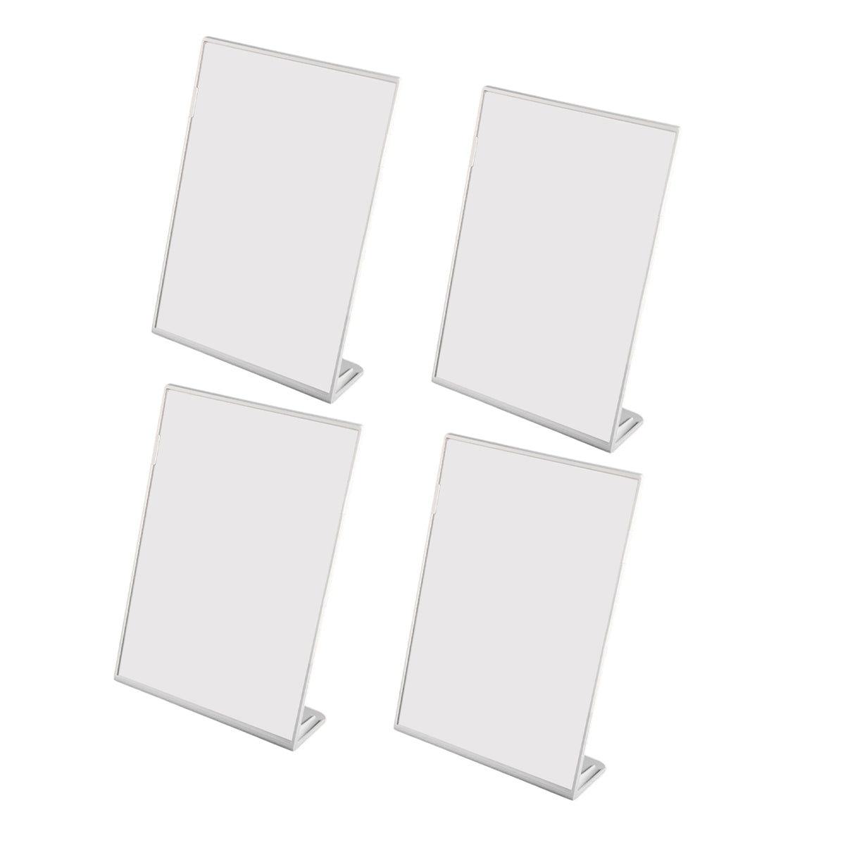 4 Pcs A4 Desktop Display Stand for Menu and Signs