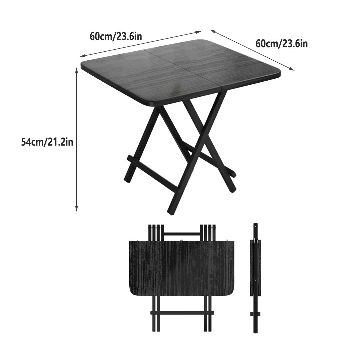 Folding Dining Table Portable Space Saving Compact Household Design