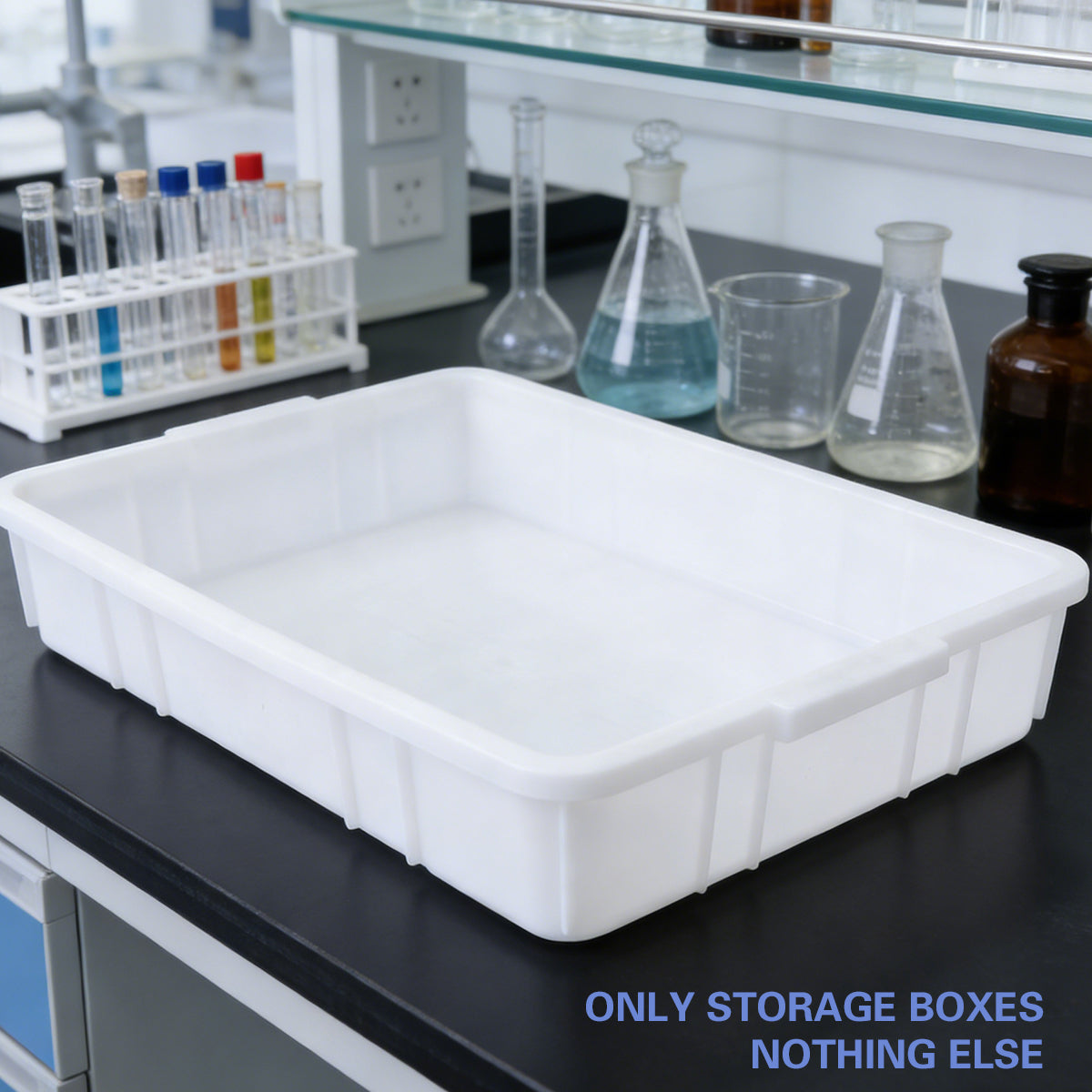 Large PE Tool Storage Basket with Side Handles
