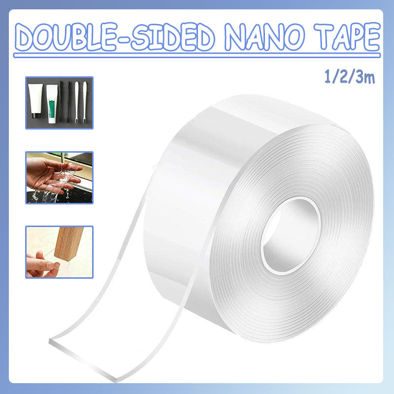 Clear Double-Sided Nano Tape Traceless Gel 20–30 mm