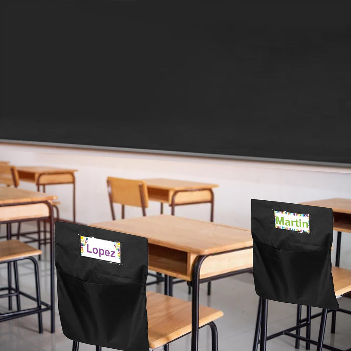 6 Pcs Chair Back Hanging Bags for Classroom