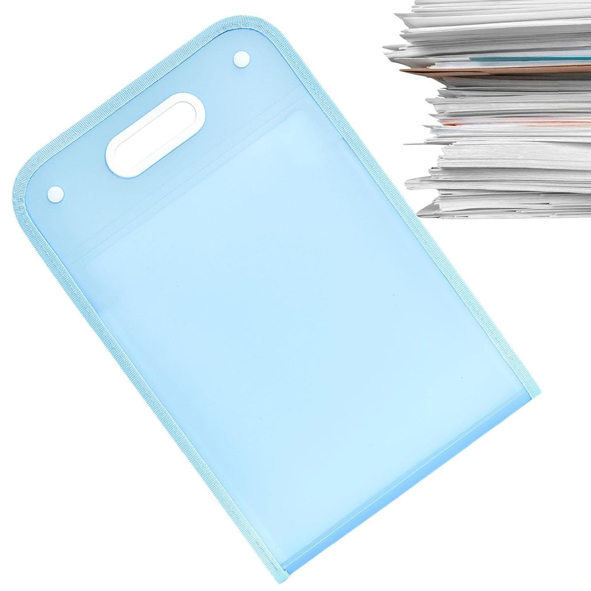 2 Pcs A4 File Storage Bag 13-Pocket Large Capacity Organizer