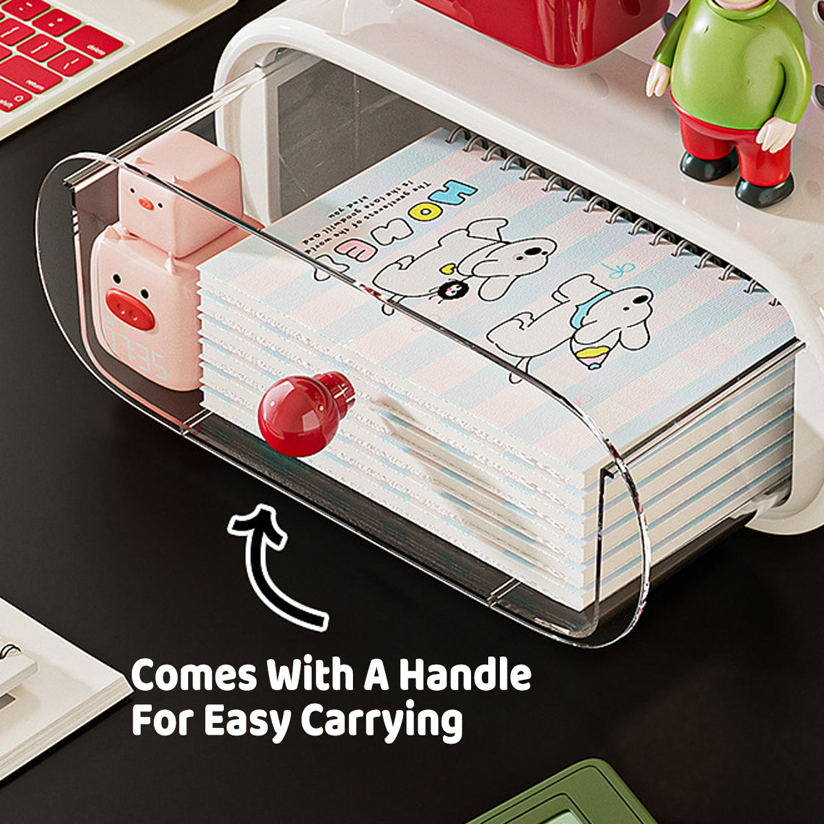 Drawer Pegboard Desktop Storage Box Space Saving Organizer