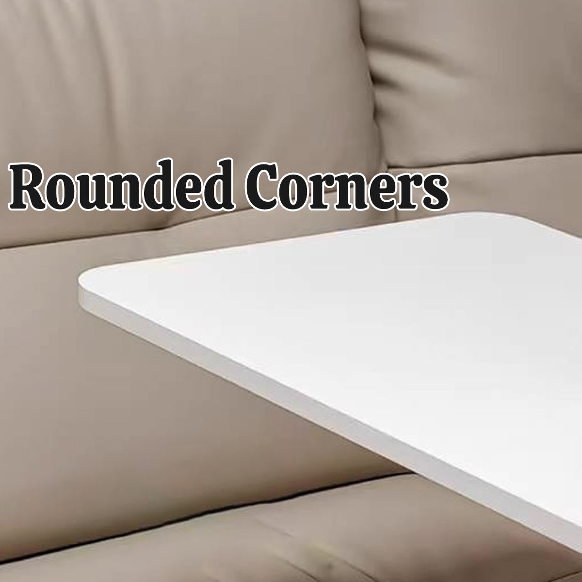 Mobile Computer Desk Adjustable Height Table for Home Office Use