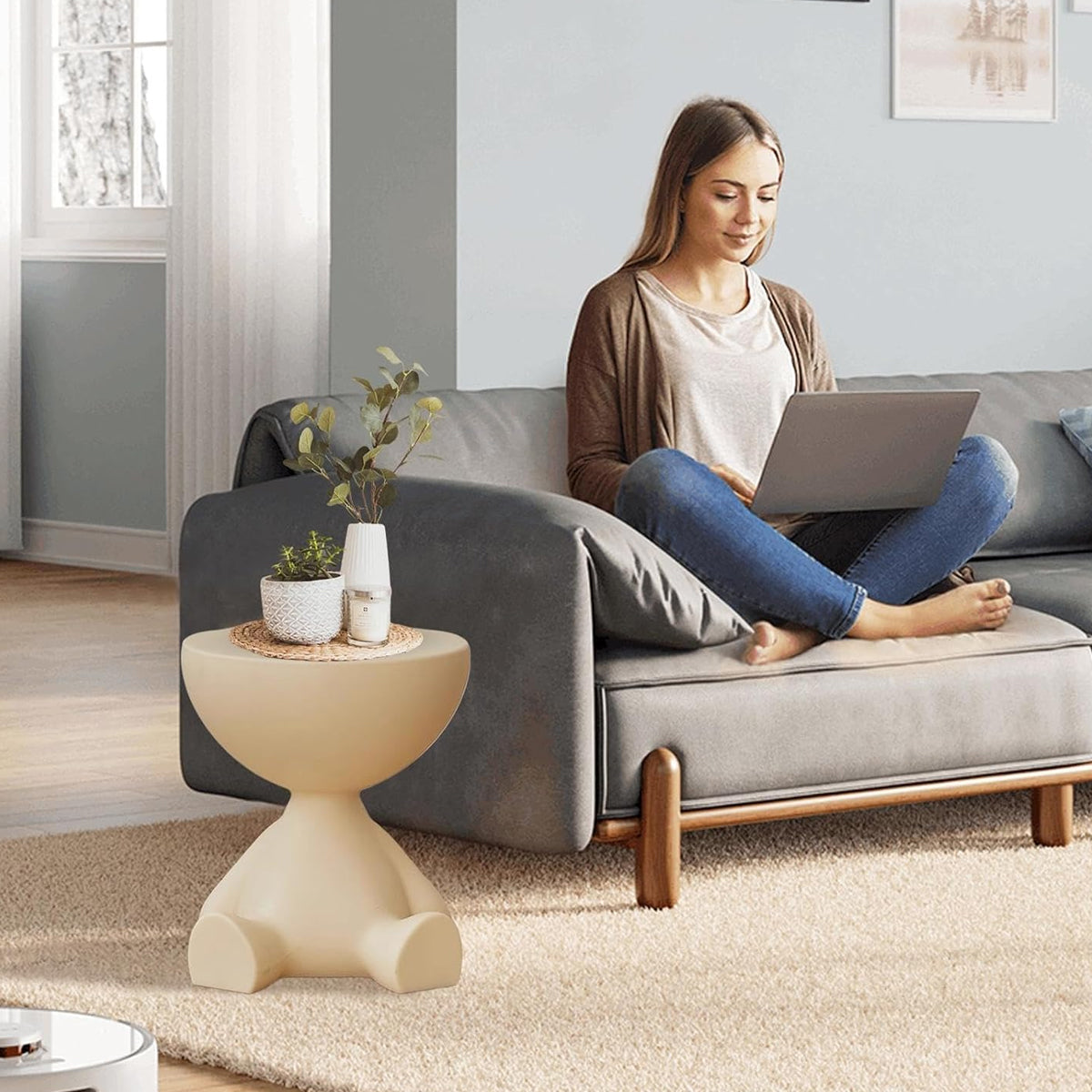 Creative Small Coffee Table with Hidden Storage Design