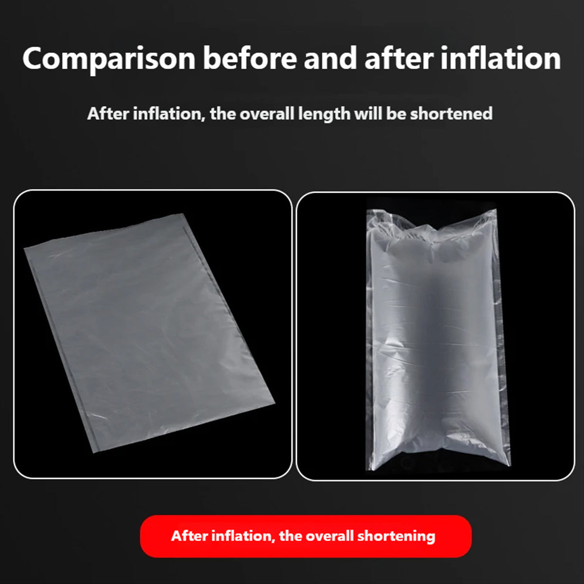 Inflatable Air Column Packing Bag Roll 300m