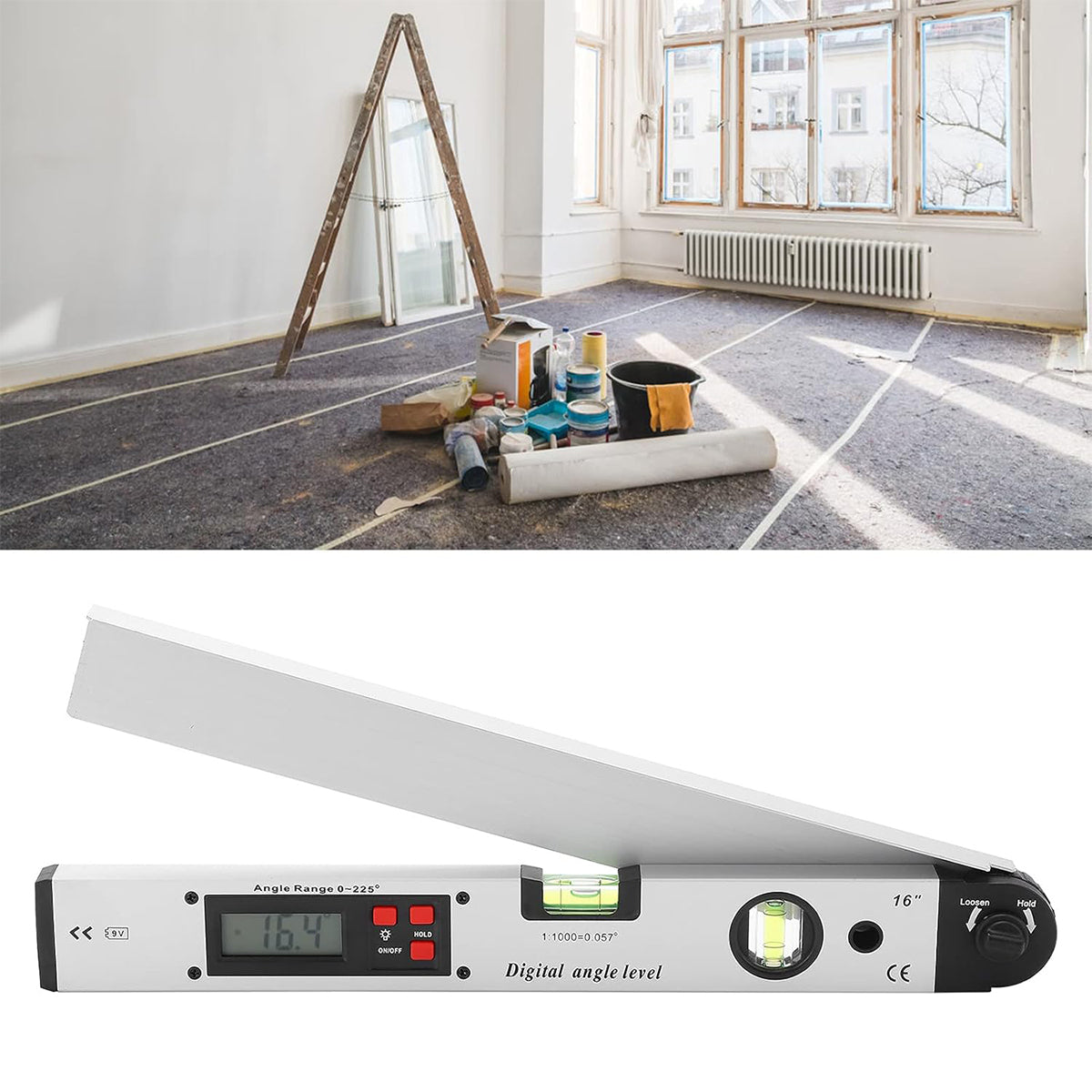 Aluminum Alloy Digital Angle Ruler Level Precision Tool