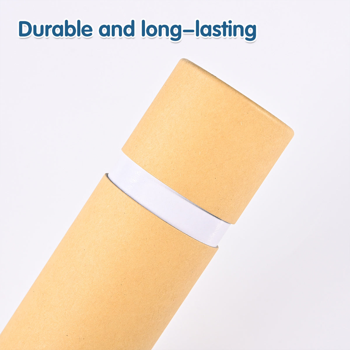 10pcs Kraft Paper Tubes for Crafts and Mailing