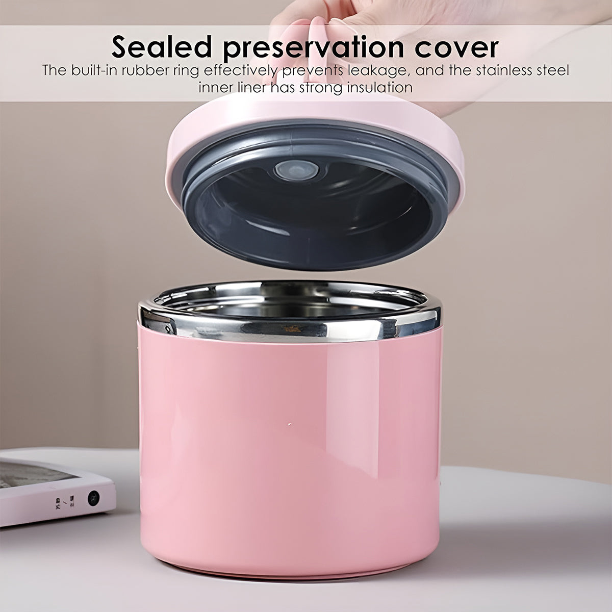 1L Stainless Steel Insulated Lunch Box