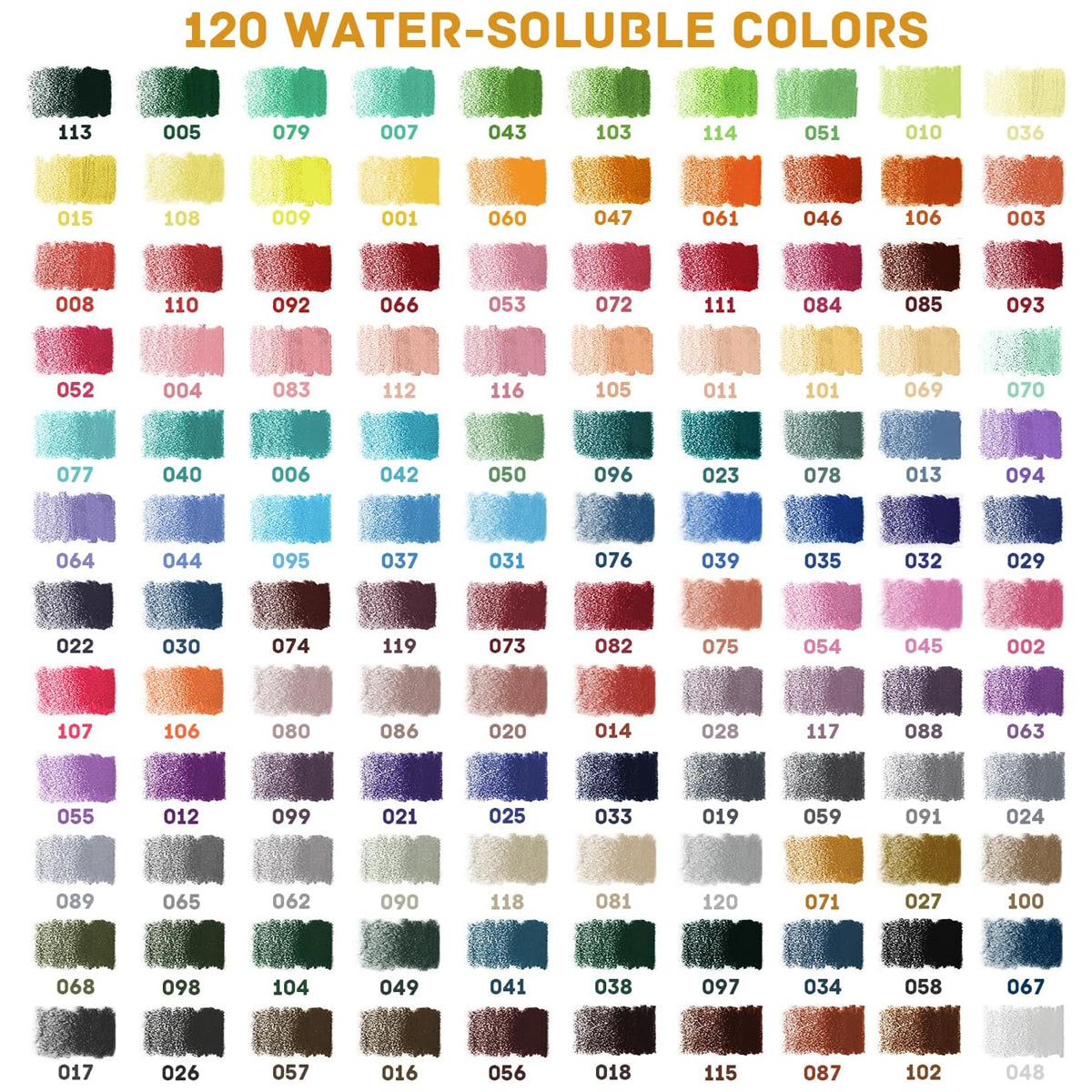 120/180 Water-Soluble Colouring Pens Set for Drawing Art