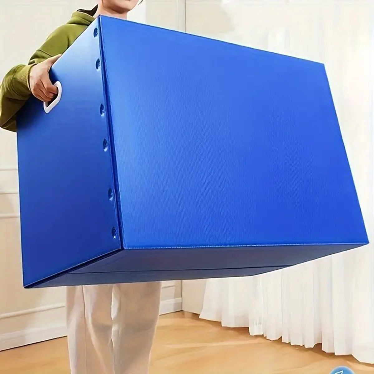 Foldable Waterproof Plastic Storage Box for Moving