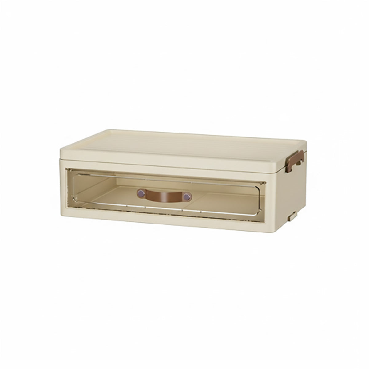 Modular Desktop Drawer Organiser with Clear Doors