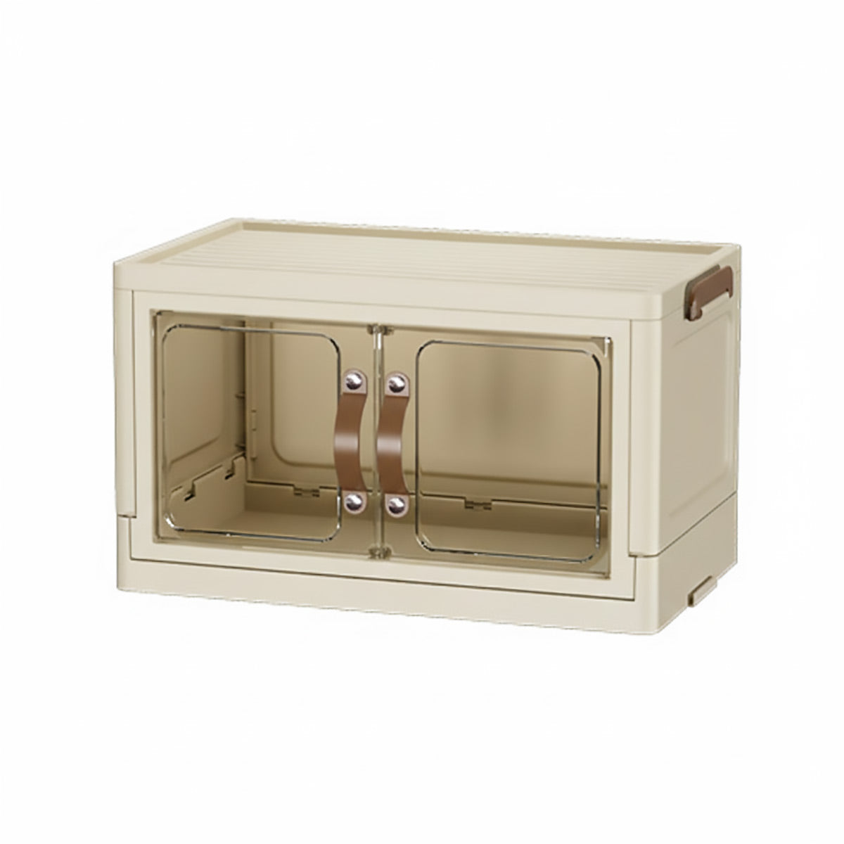 Modular Desktop Drawer Organiser with Clear Doors