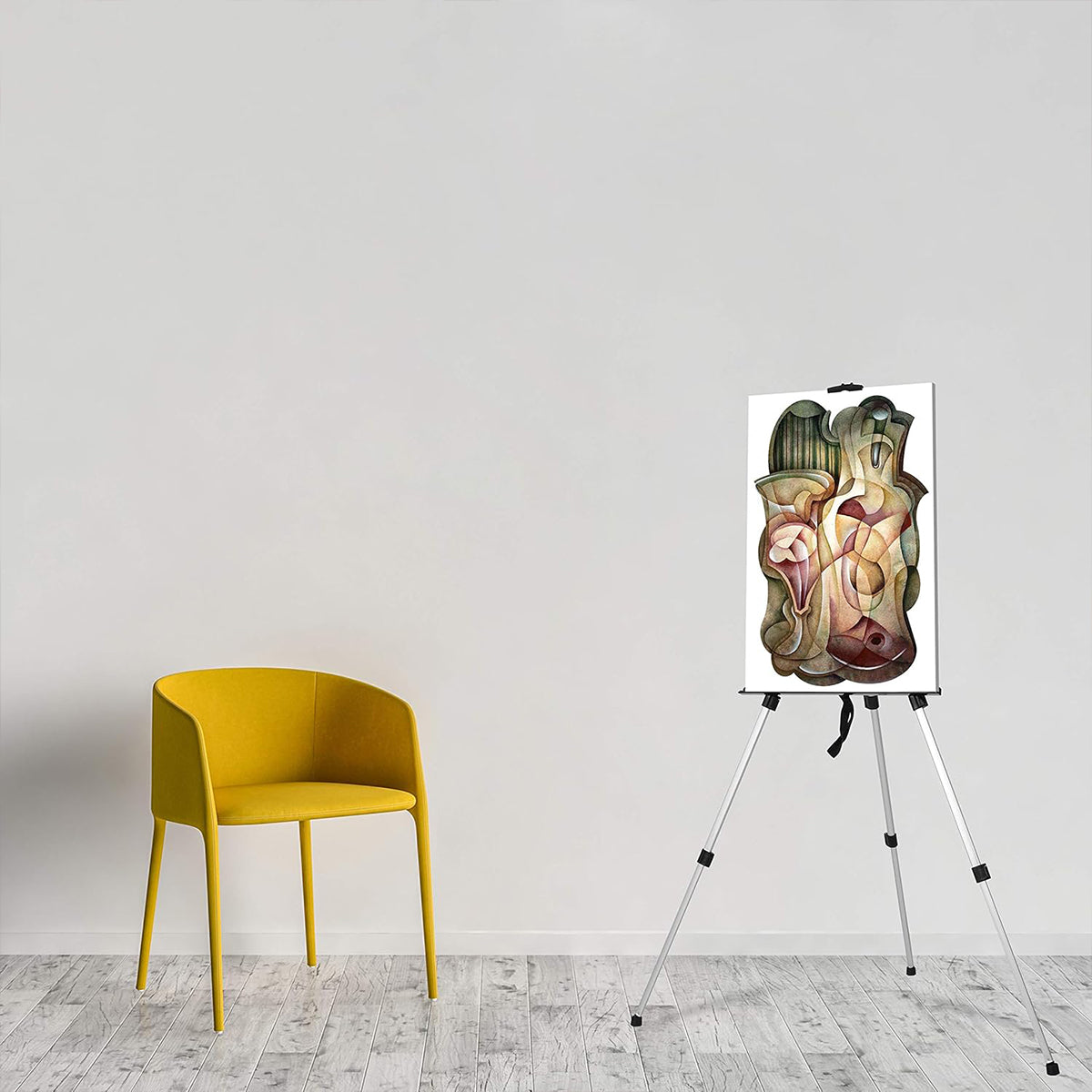 Aluminum Alloy POP Stand Telescopic Tripod Display Easel