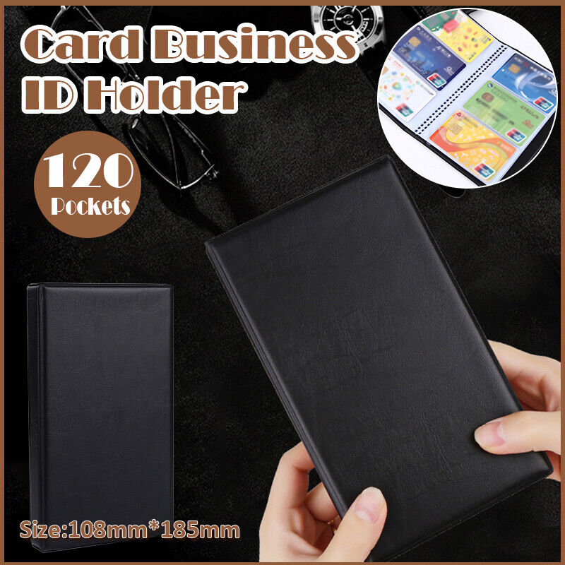 Business Card Holder 120 Pocket Slimline Organiser