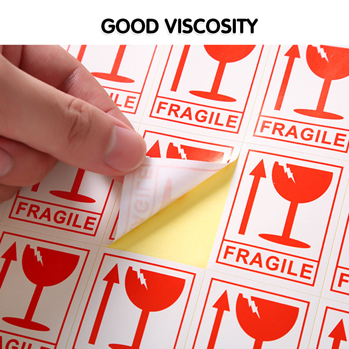 Fragile Sticker Labels 640pcs Self Adhesive