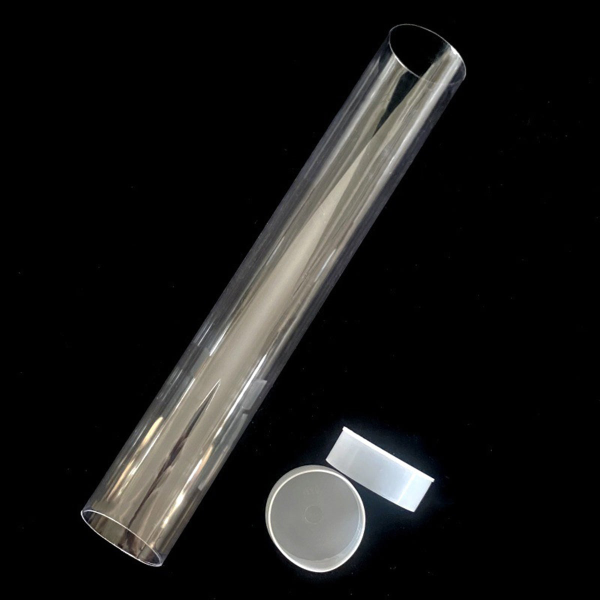 20pcs Clear Plastic Packaging Tubes for Artwork