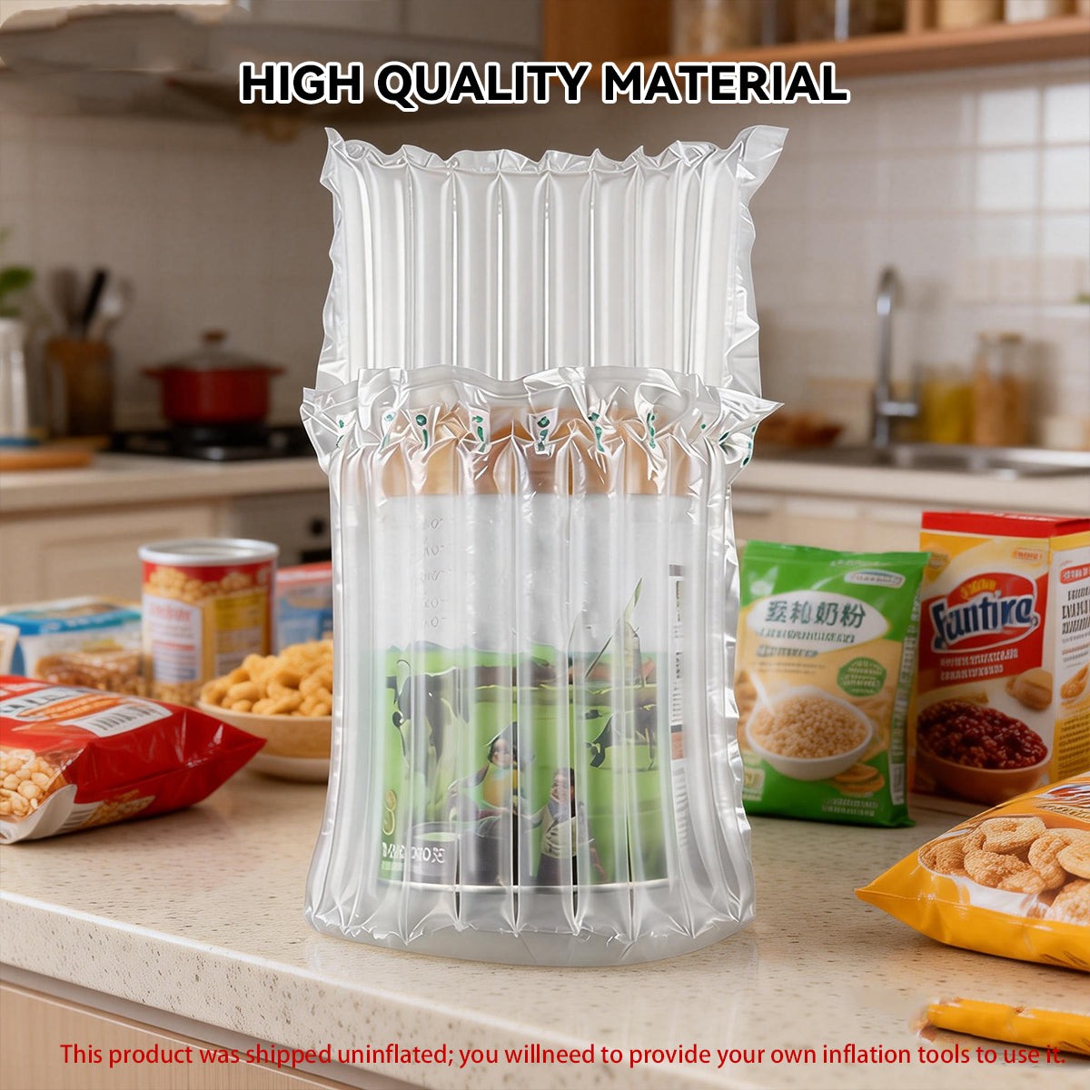 100pcs Air Column Bags for Milk Powder Cans