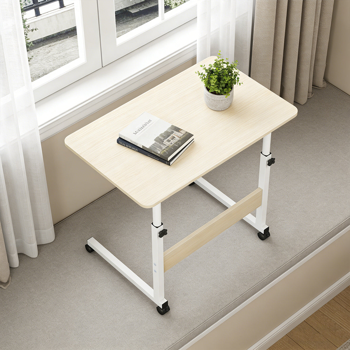 Movable Height Adjustable Bedside Study Desk