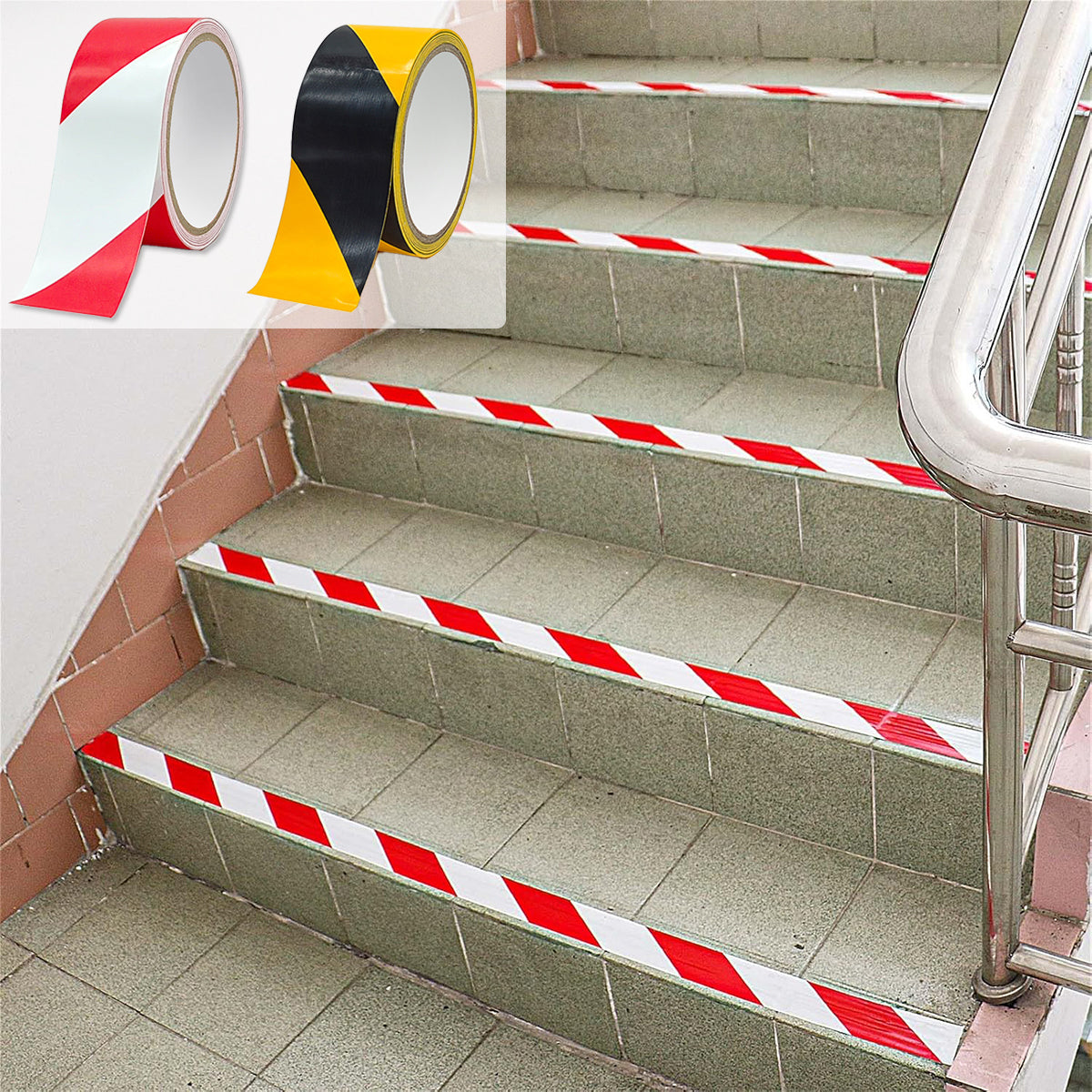 PVC Warning Tape 10cm x 33m for Floor Marking