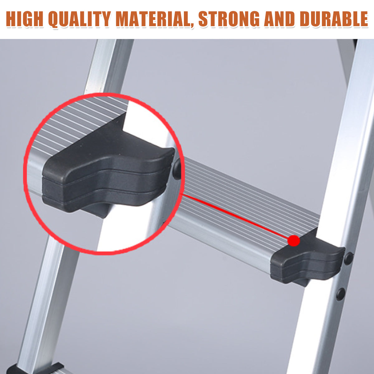Double-Sided Aluminium Folding Ladder 4 or 6 Layer
