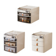 Multi-Layer Desktop Cabinet with Password Lock