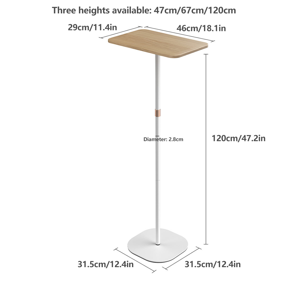 Floor Standing Workbench Adjustable Height for Home Office Use
