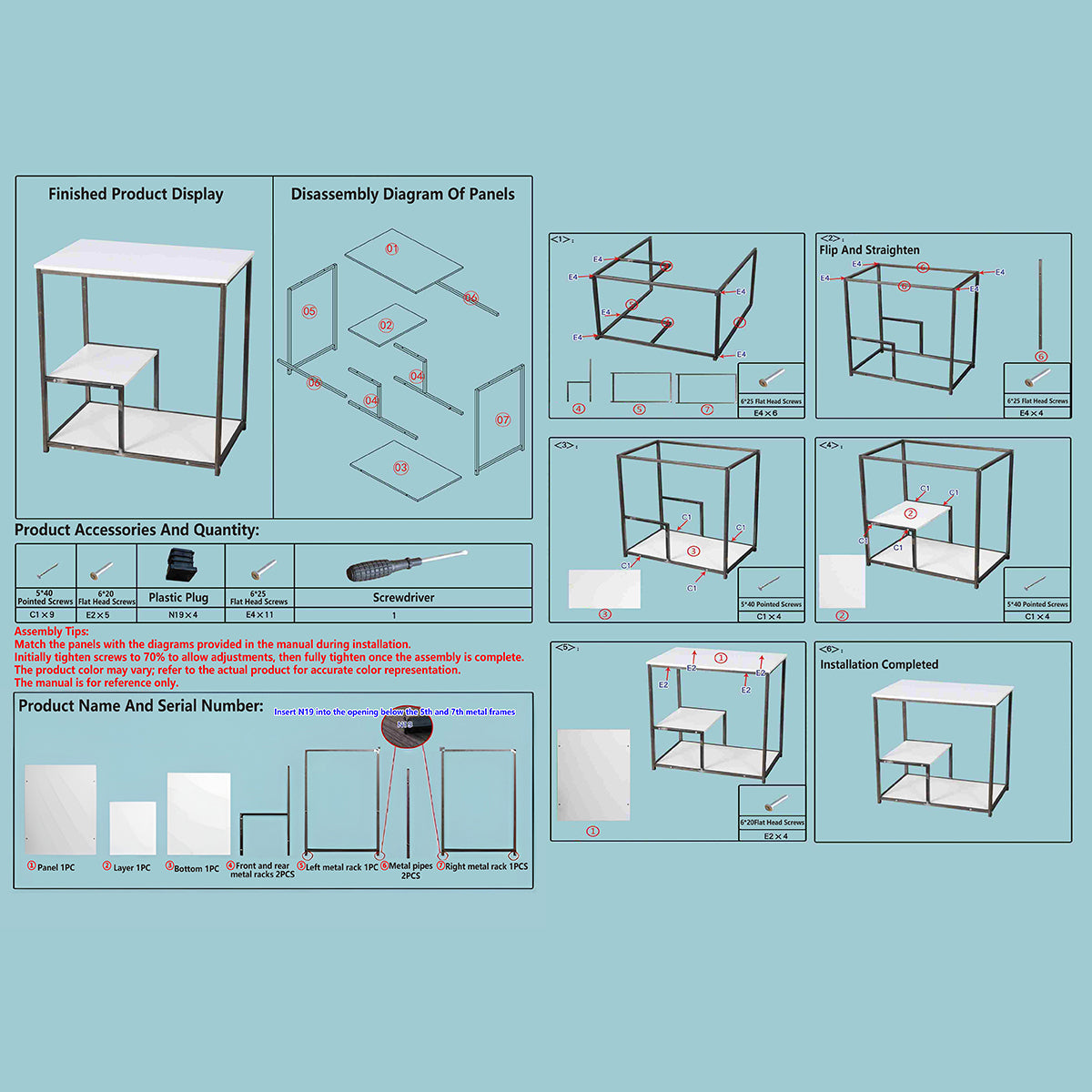 Marble Coffee Table Nesting Sofa Side Bed End Table