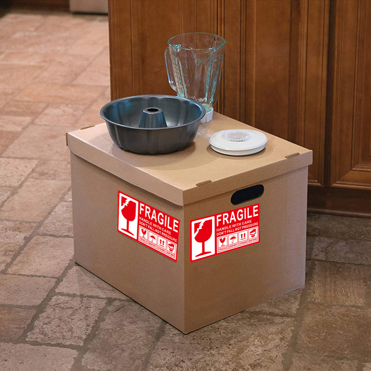 Fragile Warning Stickers Self Adhesive for Parcels