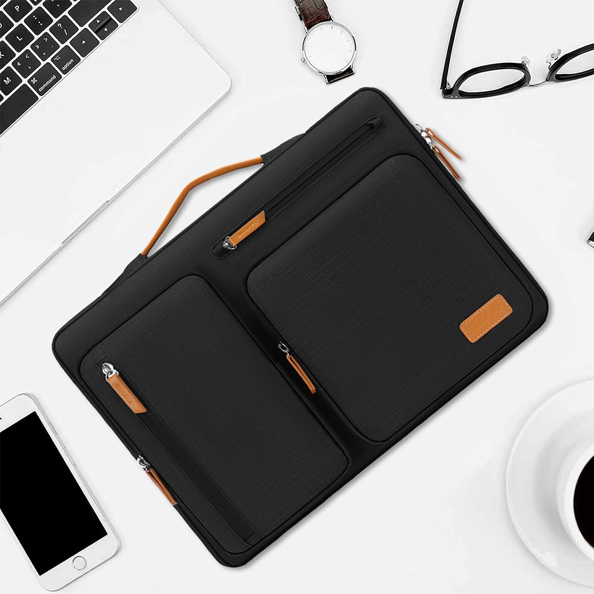 Portable Shoulder Laptop Briefcase Oxford Cloth Unisex Bag