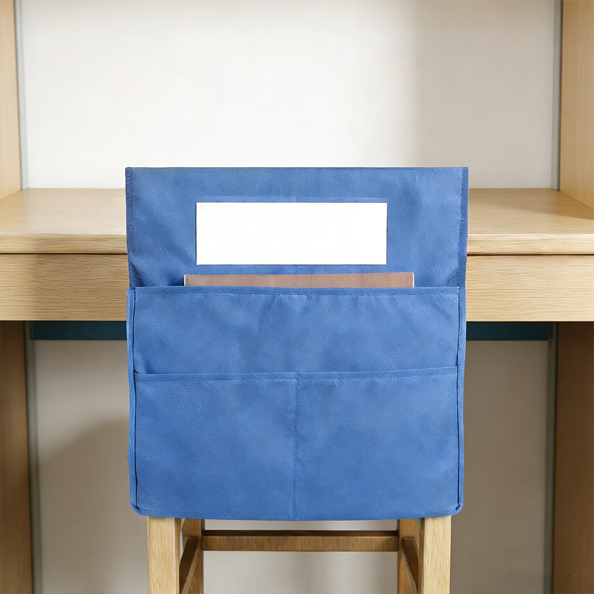 6 Pcs Oxford Cloth Chair Storage Bag Name Tag Slot