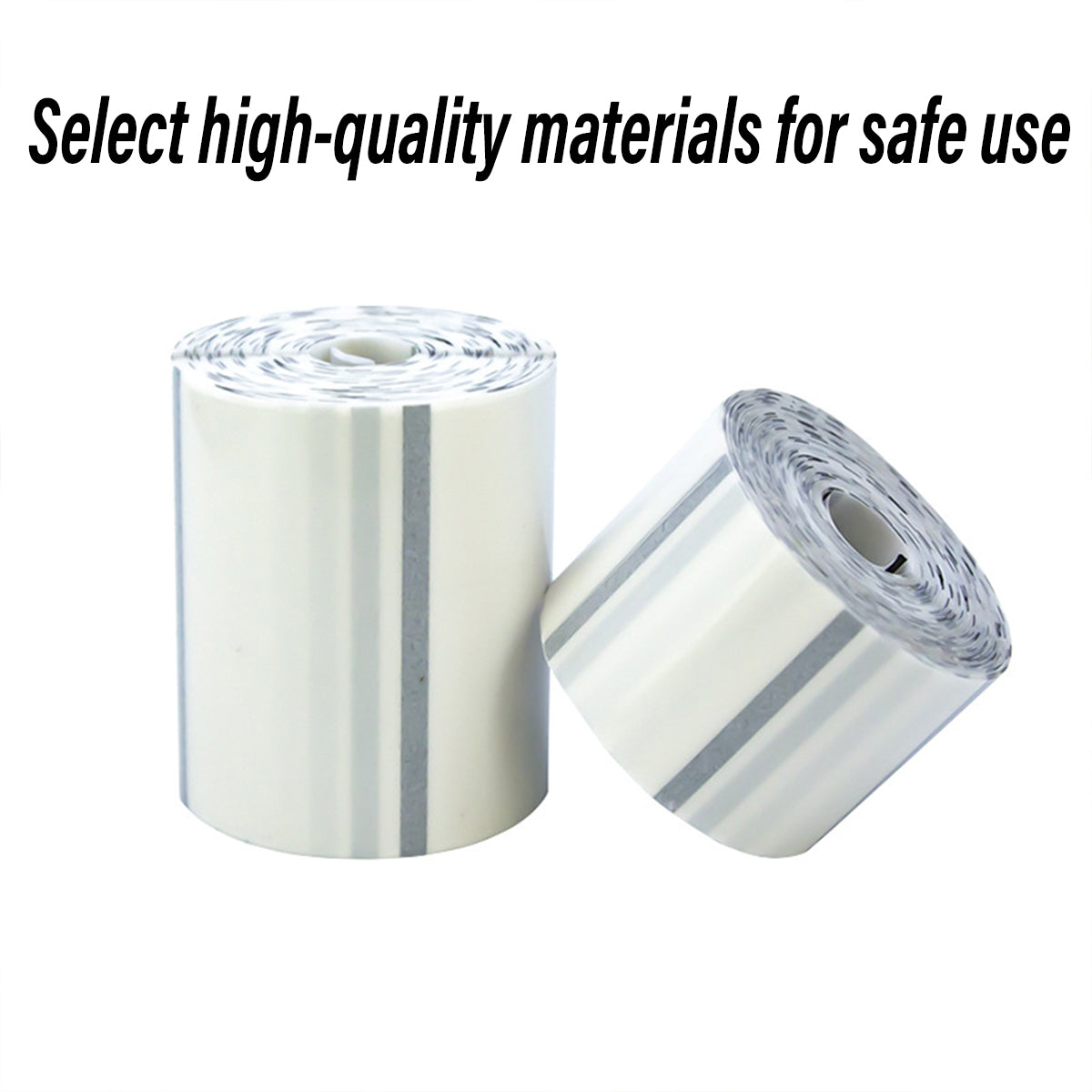 1 Roll Transparent Label Printer Paper Waterproof Name Stickers