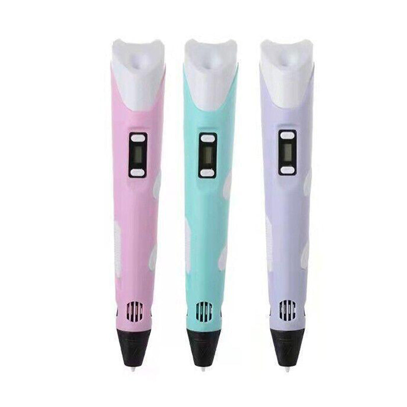 3D Printing Pen with LCD Screen USB and 3 Filaments