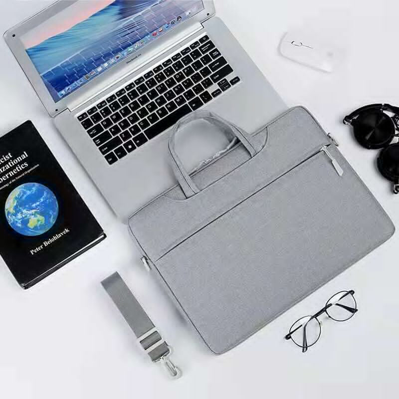 Laptop Sleeve Carry Case Waterproof Oxford Bag for Macbook Air/Pro HP 14" 15"