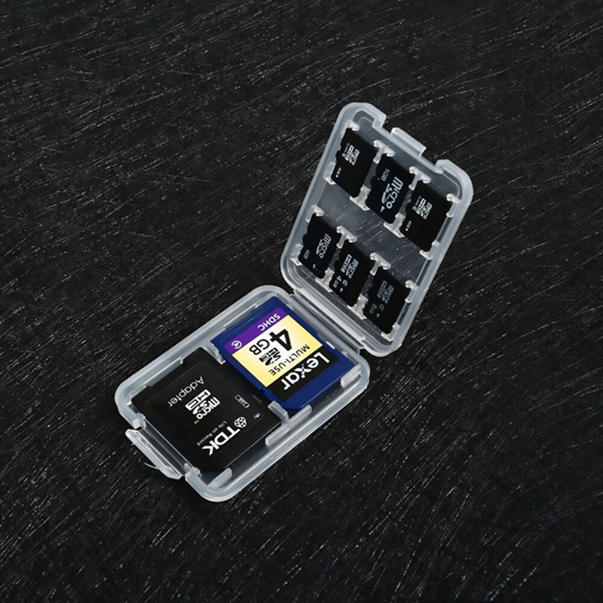 20 Pcs 8-in-1 Memory Card Cases for SD MicroSD