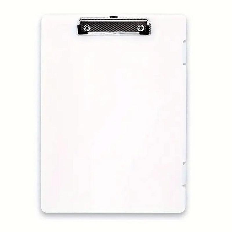 4 Pcs A4 File Folder Clipboards with Pen Slot PP Plastic