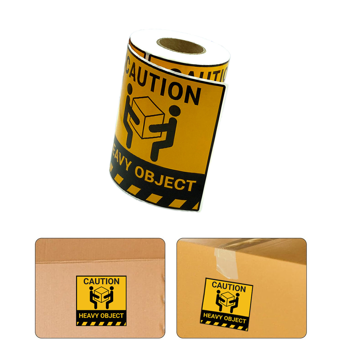 Heavy Object Warning Labels 300pcs Roll
