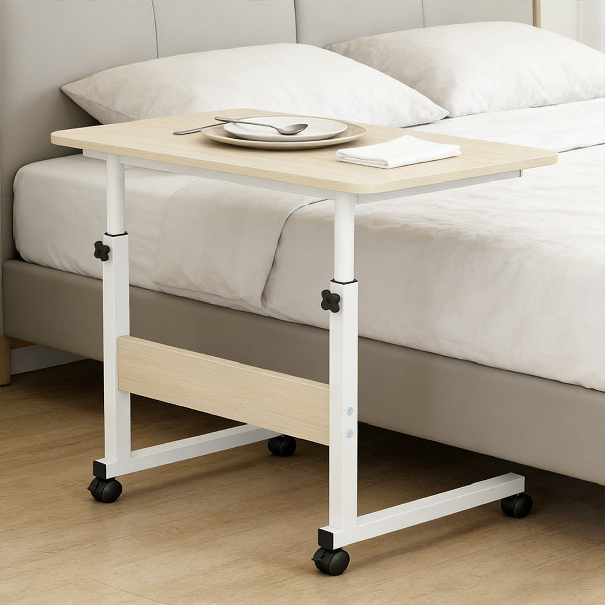 Movable Height Adjustable Bedside Study Desk