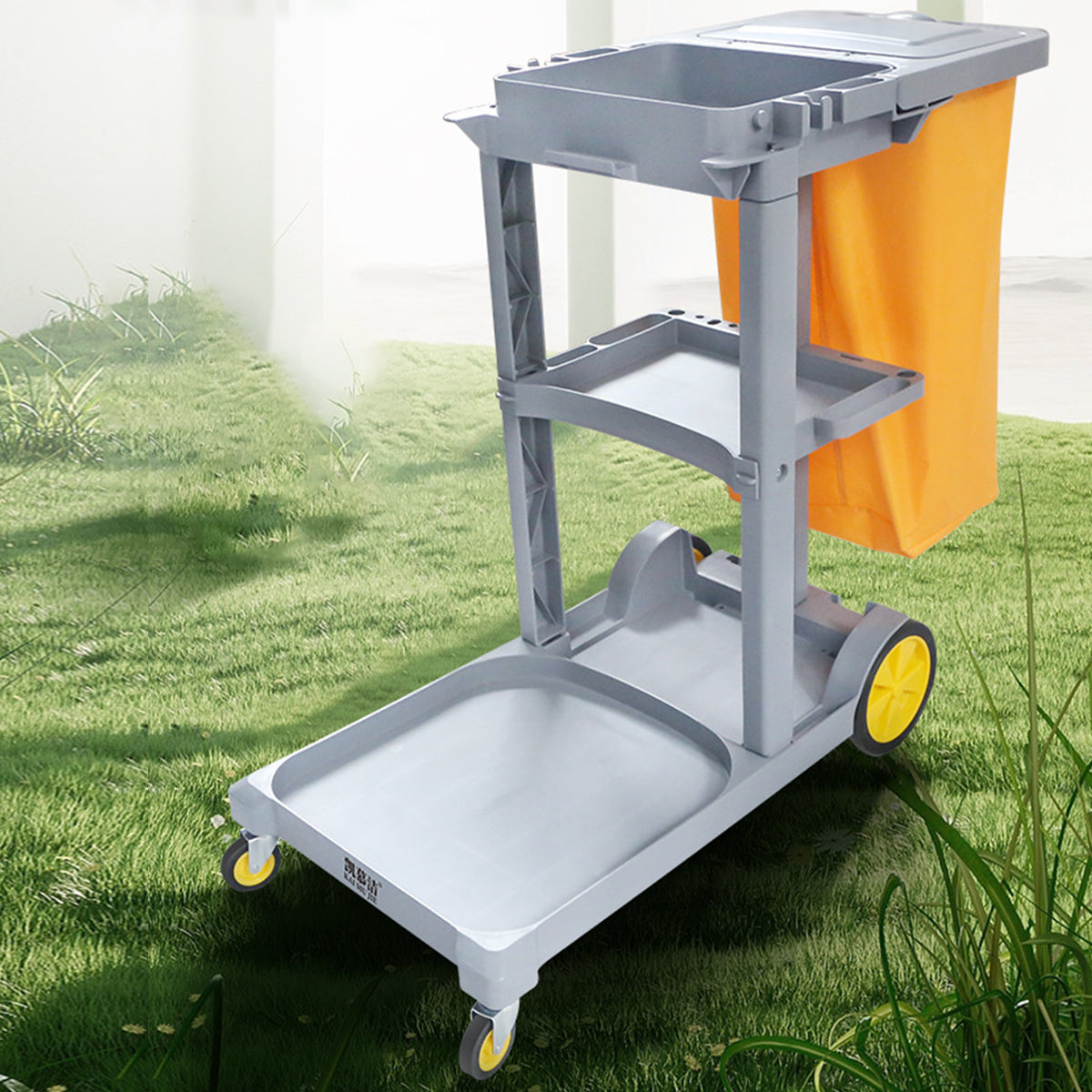 Multi-Function Hand-Push Cleaning Trolley Cart