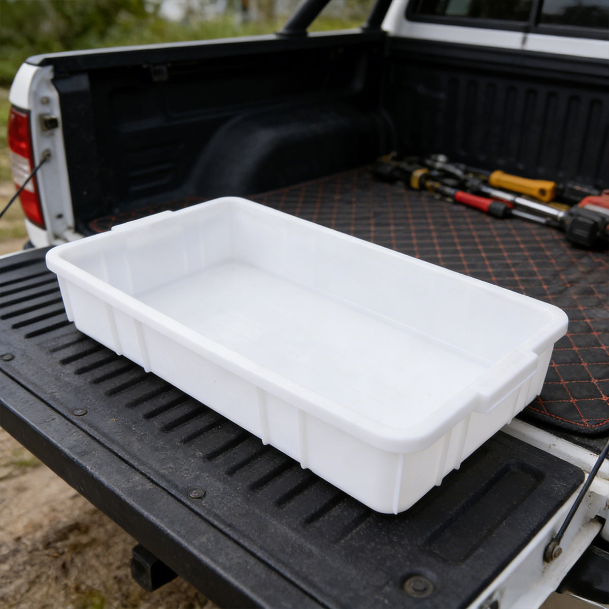 Large PE Tool Storage Basket with Side Handles