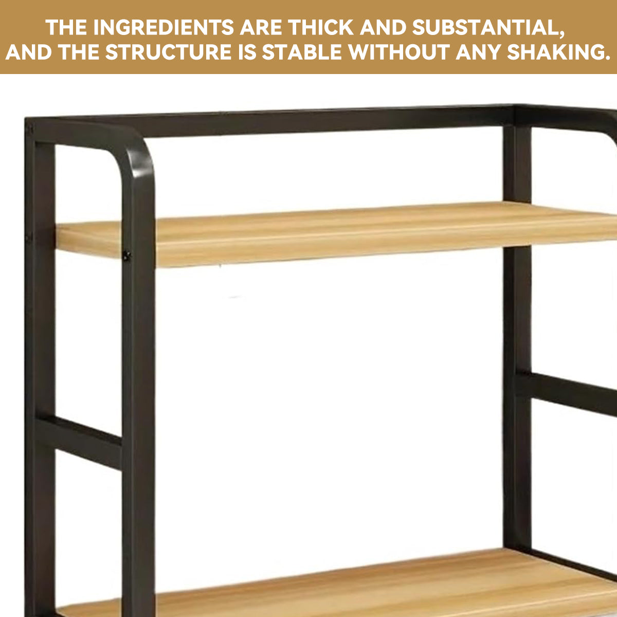 2-Tier Kitchen Storage Rack Countertop Organization