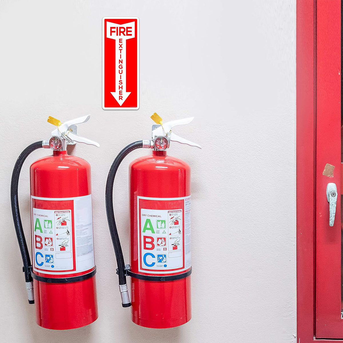30 Pcs Fire Extinguisher Indicator Stickers