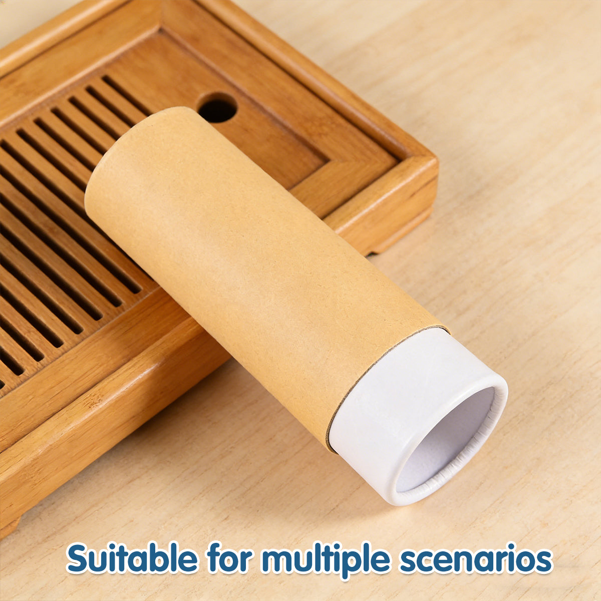10pcs Kraft Paper Tubes for Crafts and Mailing