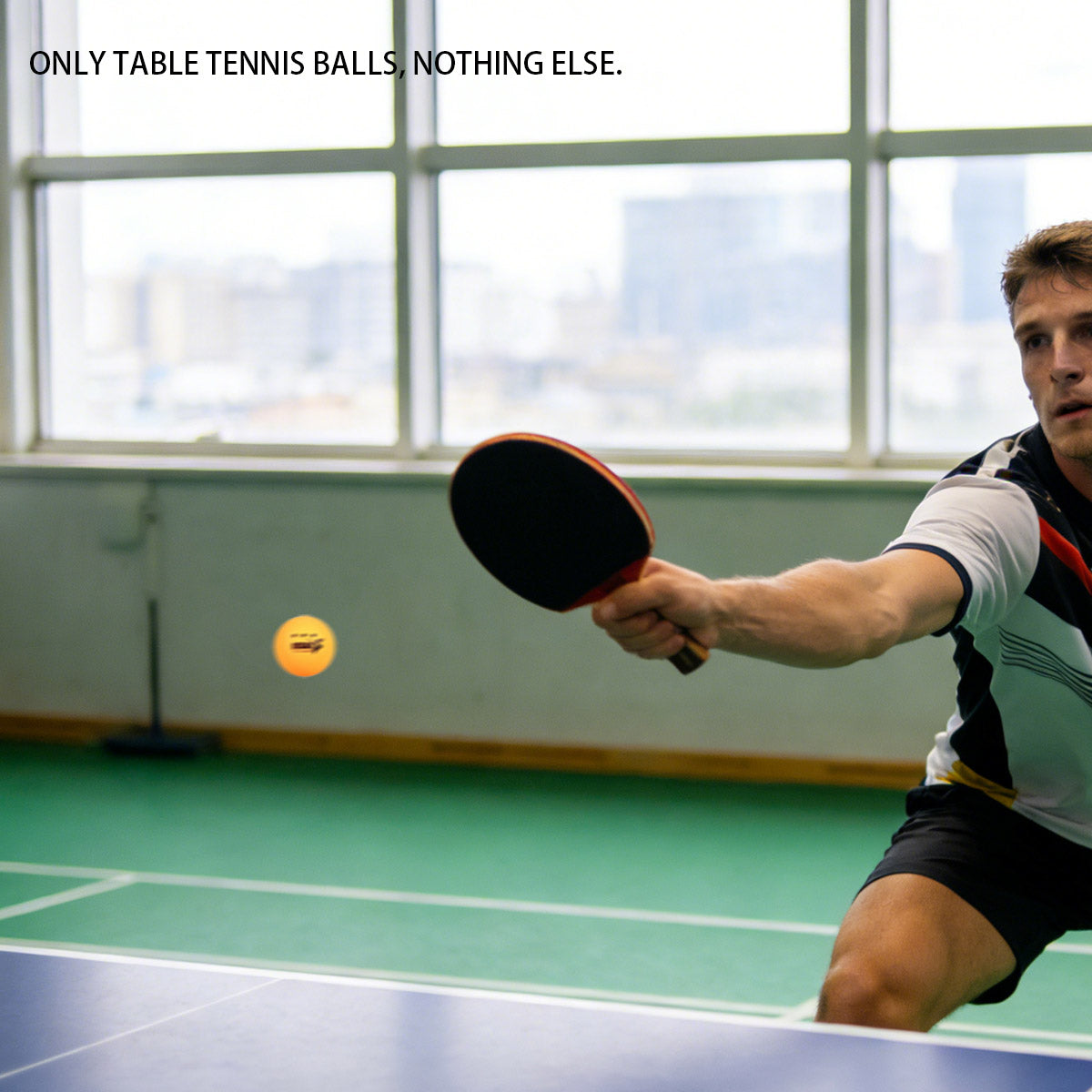 60pcs Bucket Table Tennis Training Balls 40mm ABS